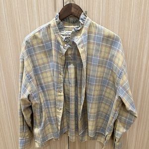 Isabel Marant Ilaria plaid button down shirt
